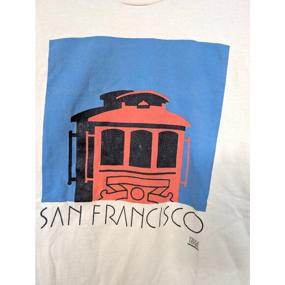 Vintage 90's San Francisco Lee T-Shirt Medium - Picture 2 of 8